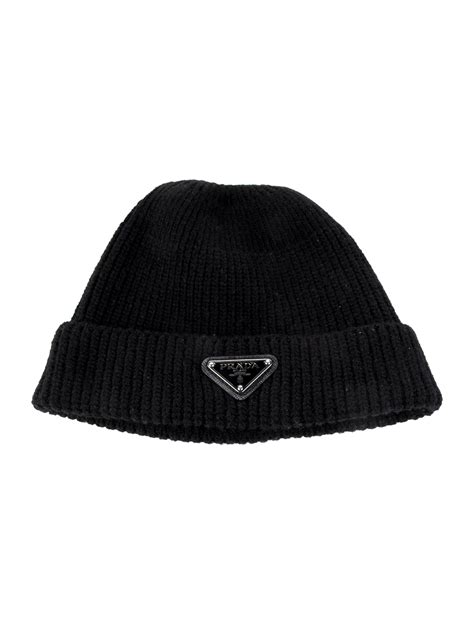 prada beanie brown|black Prada hat.